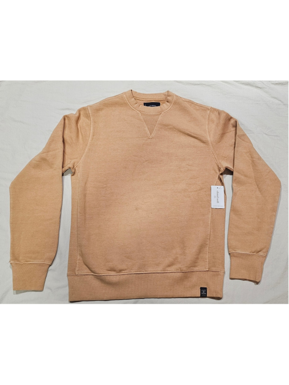 Lucky Brand Mens Small Crewneck Pull Over Sweatshirt